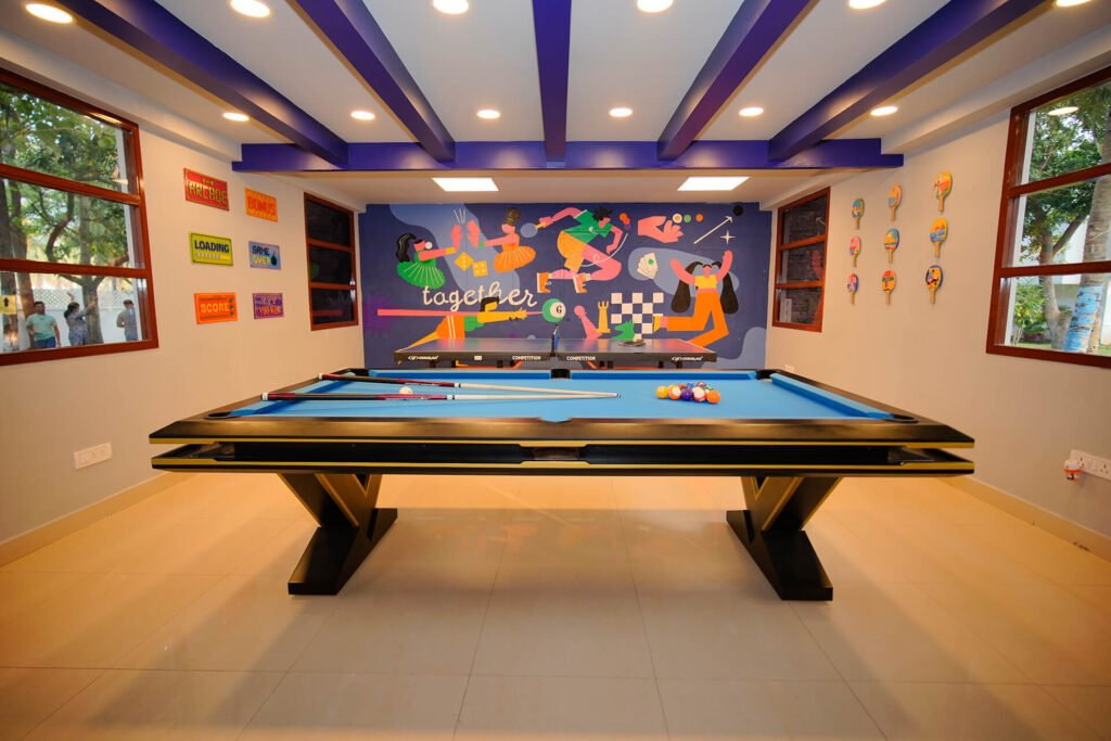 indoor games shelter beach resort 3